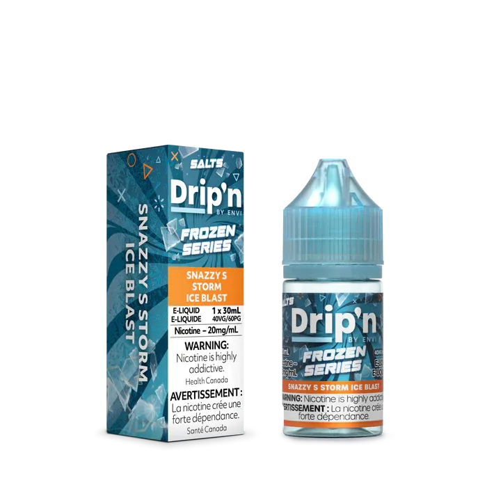 DRIP&#39;N BY ENVI FROZEN 30  mL  SALT E-LIQUID