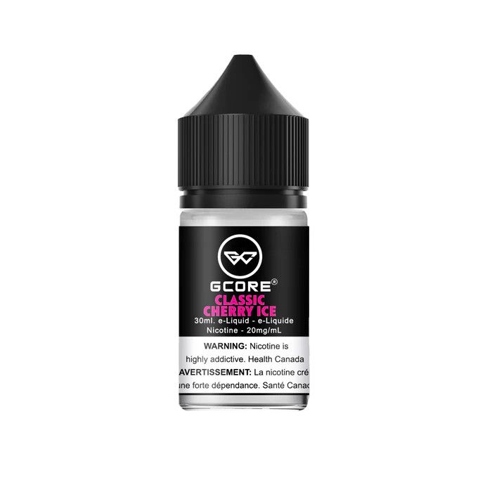 GCORE SALT NIC - 30ML, NICOTINE: CLASSIC CHERRY ICE, FLAVOUR: 10 MG