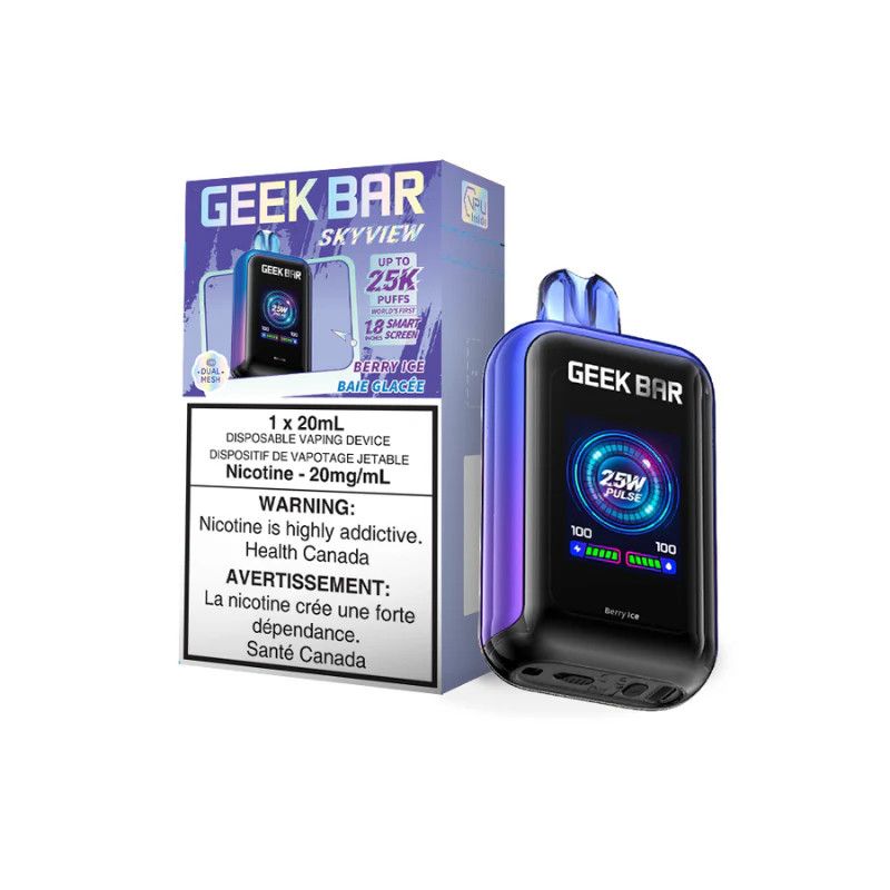 GEEK BAR SKYVIEW 25K DISPOSABLE, Color: BERRY ICE