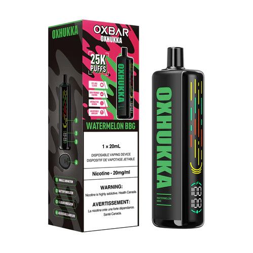 OXBAR OXHUKKA 25K, FLAVOUR: WATERMELON BBG