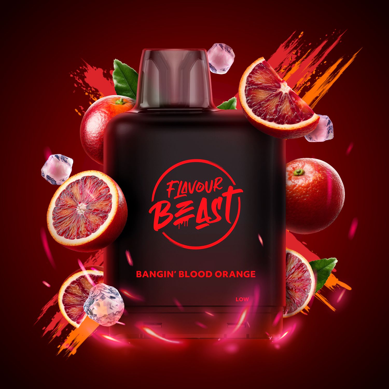 LEVEL X BOOST G2 FLAVOUR BEAST, FLAVOUR: BANGIN&#39; BLOOD ORANGE