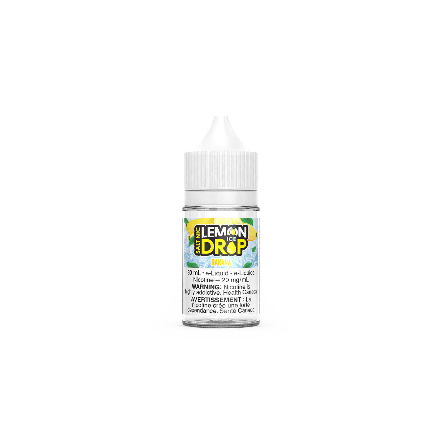 LEMON DROP (WITH ICE) SALT NIC - 30 ML, FLAVOUR: 12 MG, NICOTINE: BANANA ICE