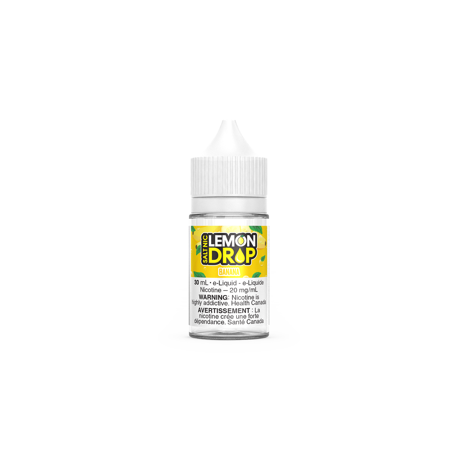 LEMON DROP (NO ICE)  SALT NIC - 30 ML, FLAVOUR: 12 MG, NICOTINE: BANANA