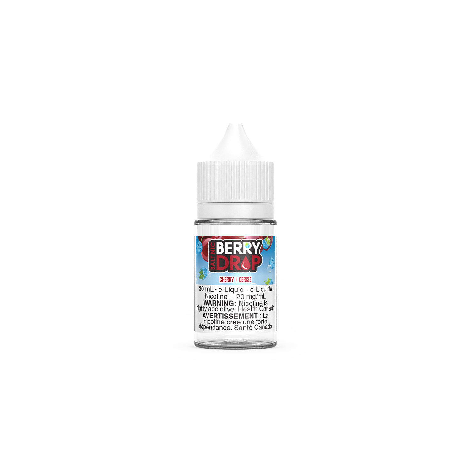 BERRY DROP SALT NIC - 30 ML, FLAVOUR: 20 MG, NICOTINE: (NO ICE) CHERRY