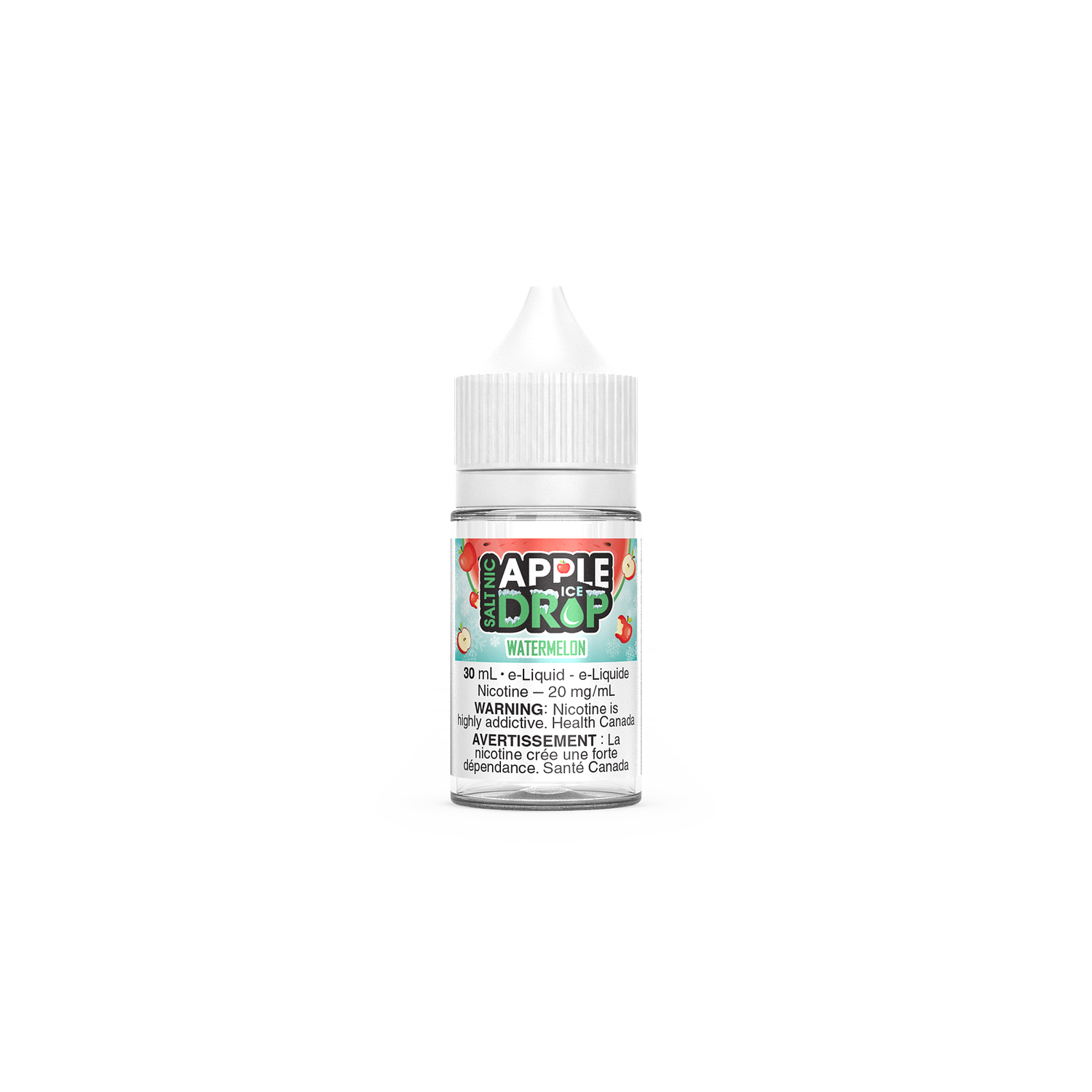 APPLE DROP 30ML SALT NIC, Size: 12 MG, Color: WATERMELON ICE