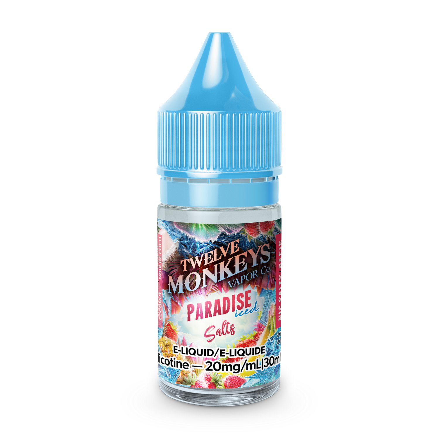 TWELVE MONKEYS ICE AGE SALT NIC - 30ML, FLAVOUR: 20 MG, NICOTINE: PARADISE