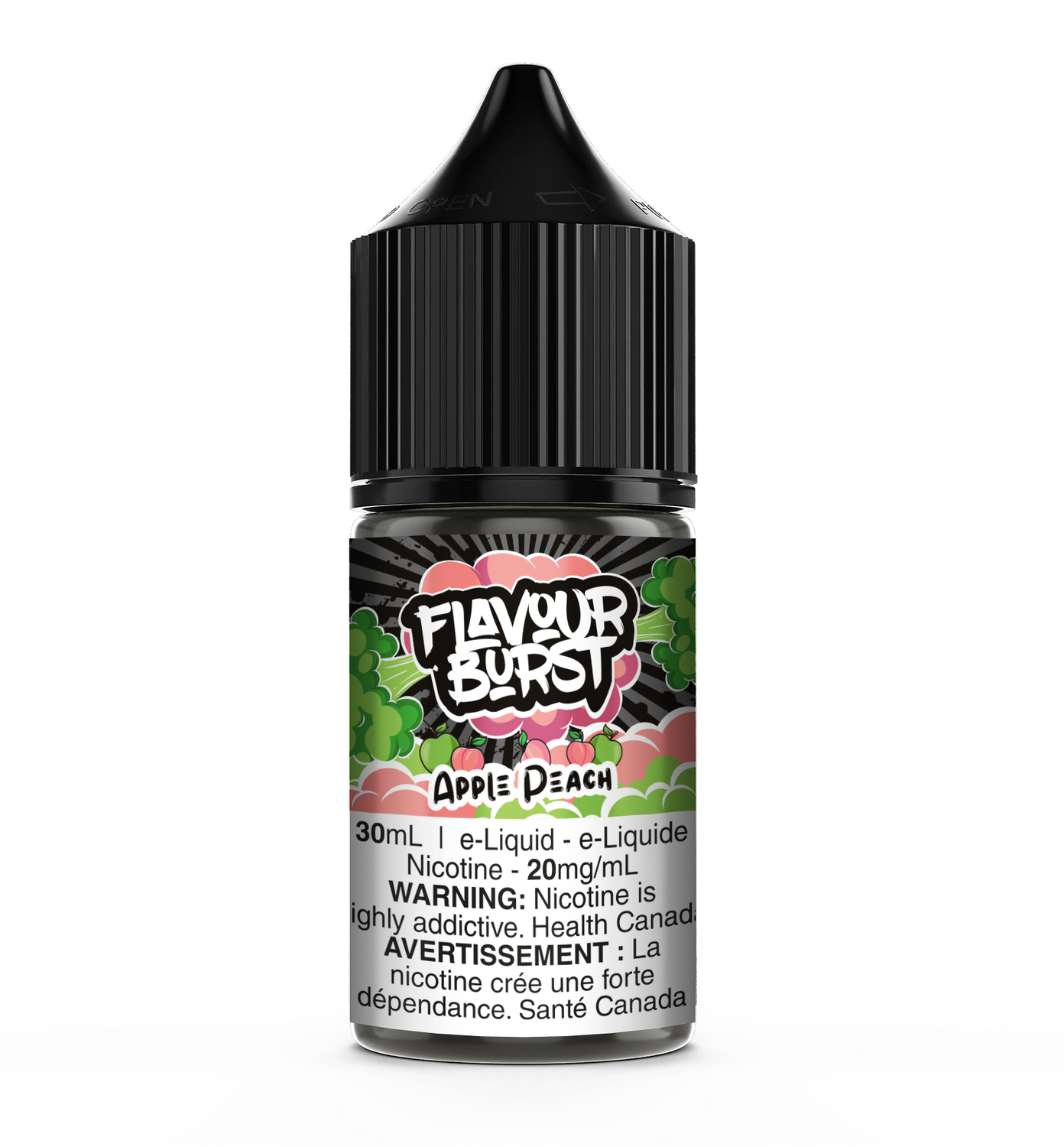 FLAVOUR BURST SALT, FLAVOUR: APPLE PEACH, NICOTINE: 20