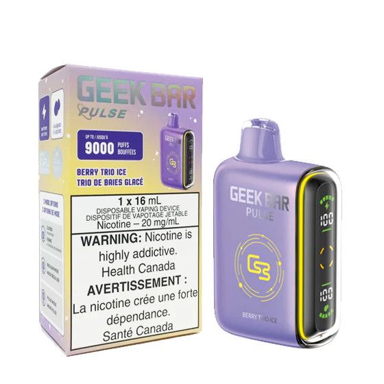 GEEK BAR PULSE DISPOSABLE 9000, FLAVOUR: BERRY TRIO ICE