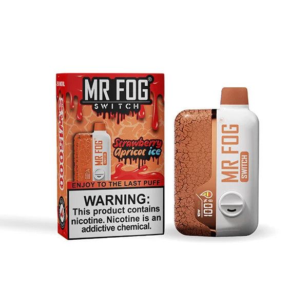 MR FOG  SWITCH SW15000 15K , FLAVOUR: STRAWBERRY APRICOT ICE