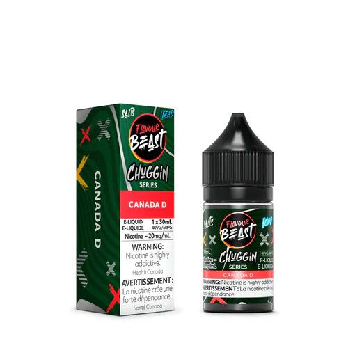 FLAVOUR BEAST SALT NIC 20 MG 30 ML CHUGGIN', Color: CANADA D ICE