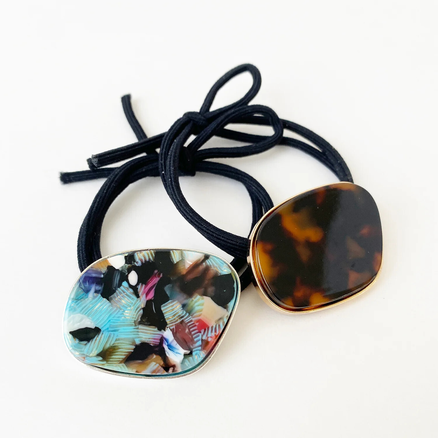🇨🇦 Colourful Resin Elastics, Set of 2, O/S