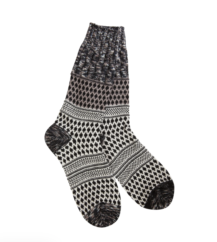 World&#39;s Softest Weekend Gallery Textured Crew Socks (2 colours)