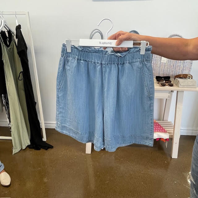 Lana Shorts, Blue Denim - SALE -