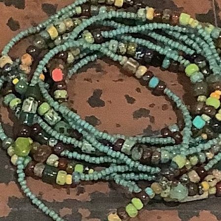 🇨🇦 Happy Bracelets Sm, Asst w/ Mini Turquoise Sections