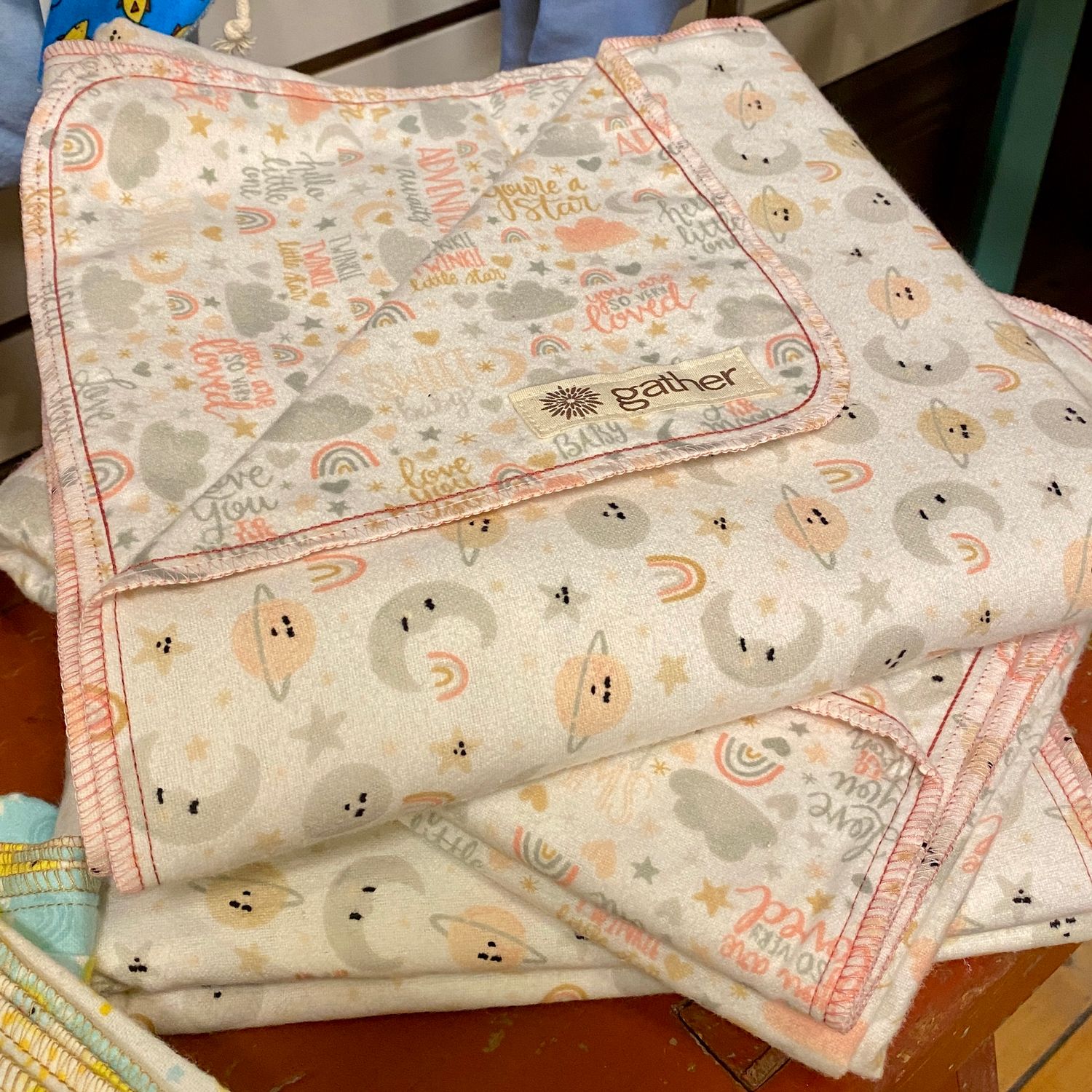 Double Sided Baby Blanket
