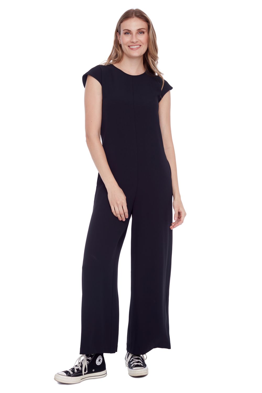 Sleeveless Vegan Silk Pantsuit