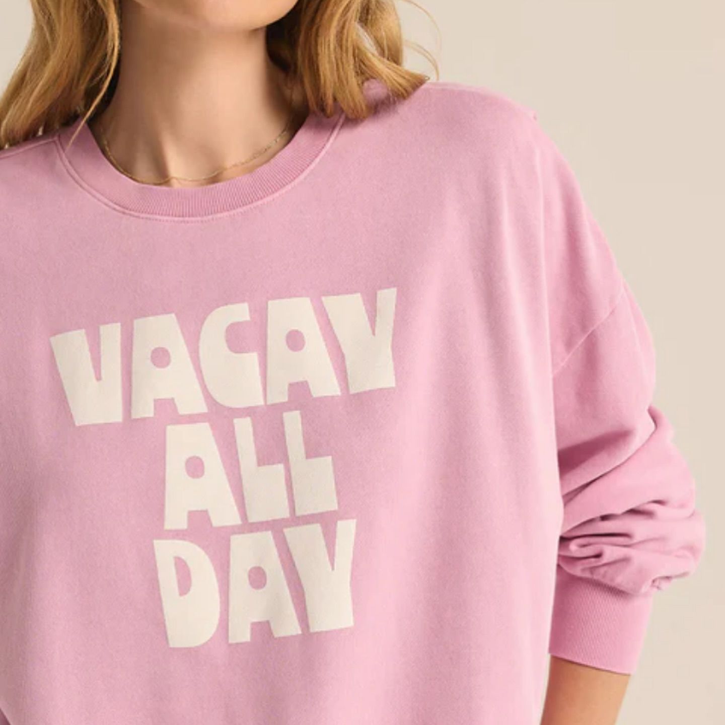 Vacay Sunday Sweatshirt - SALE -