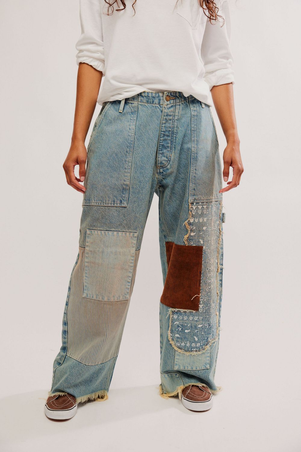Popular Demand Patched Jeans