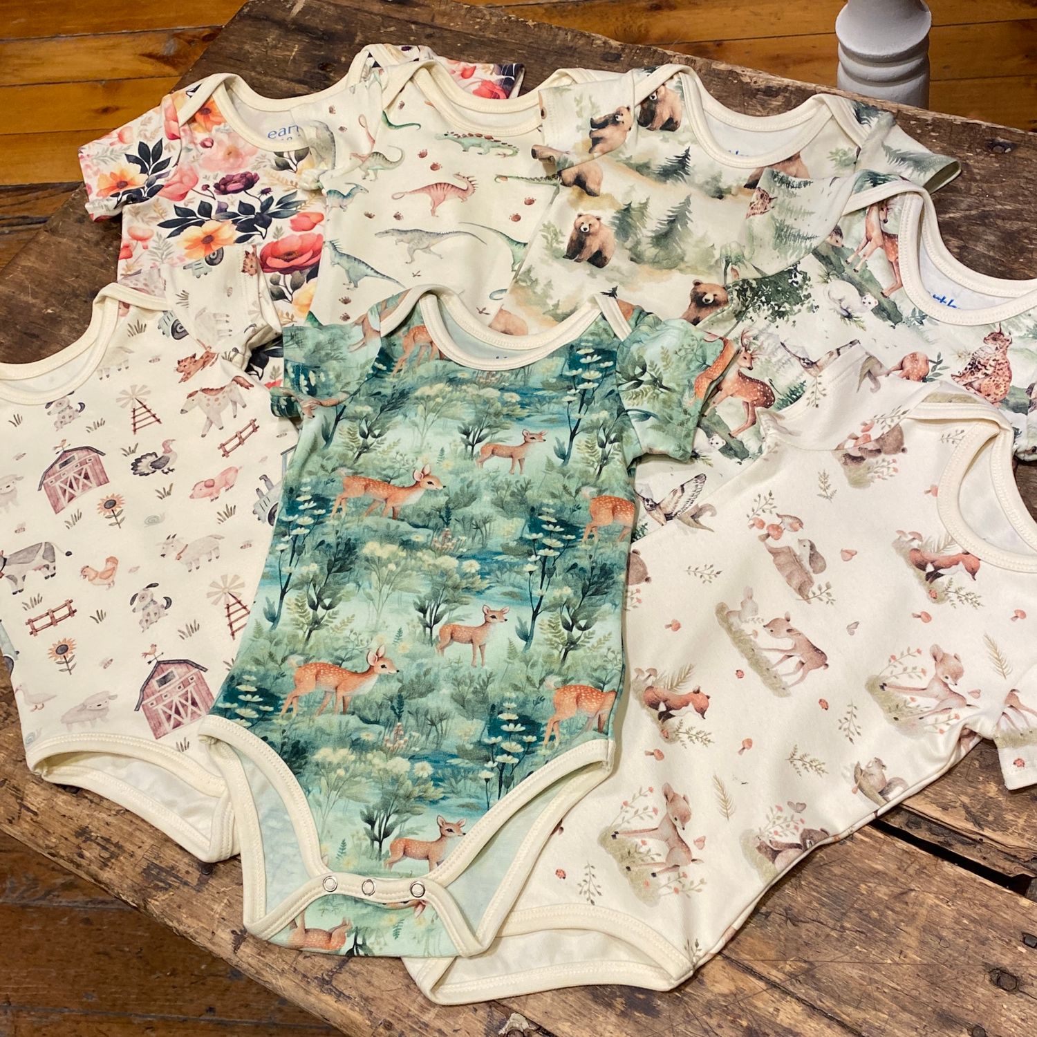 Organic Cotton Bodysuit (7 styles)