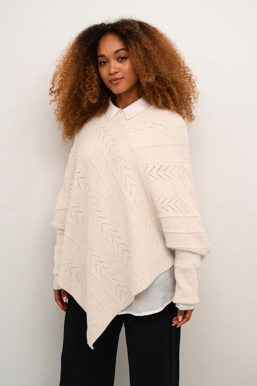Holiday Knit Poncho