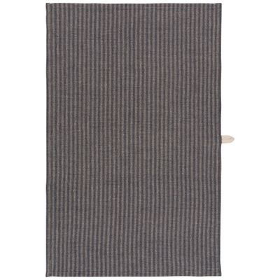 🇨🇦 Midnight Stripe Linen and Cotton Dishtowel