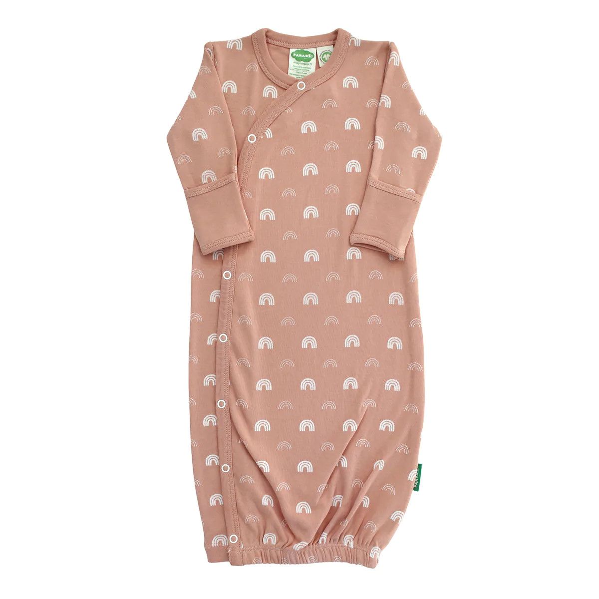 Nightgown, Rainbow  0/3m - SALE -, Style: Dusty Pink Rainbows