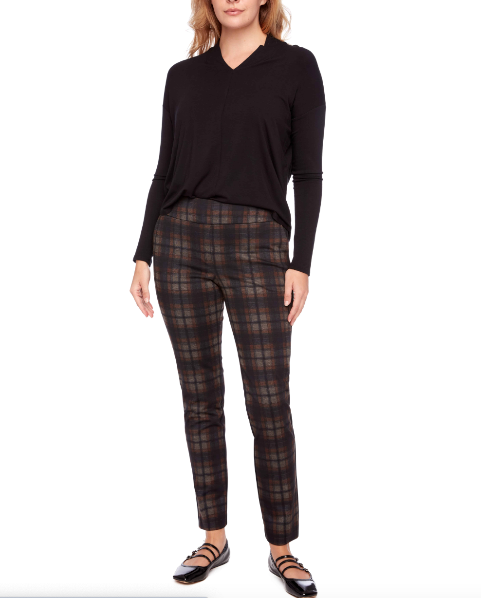 🇨🇦 Ballina Slim Leg Plaid Pant - SALE -