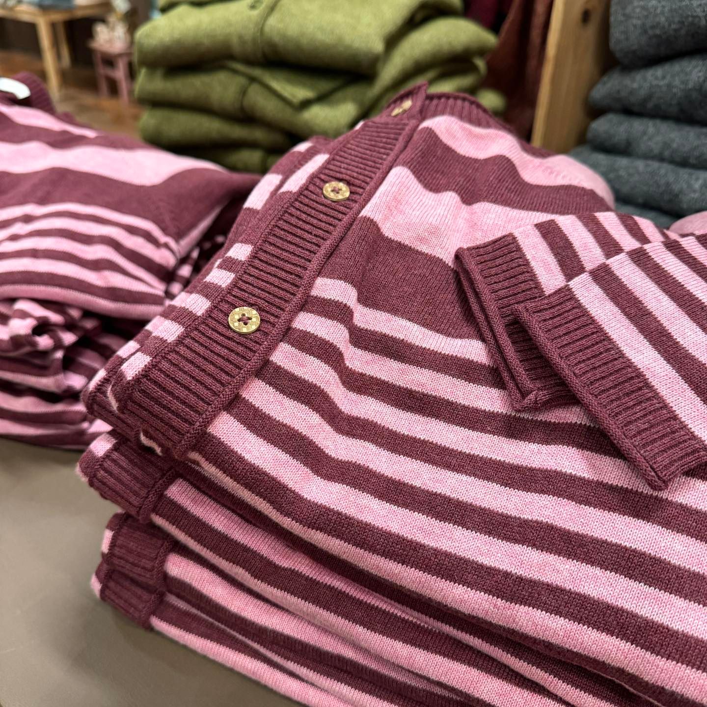 Lulu Striped Cardigan - SALE -