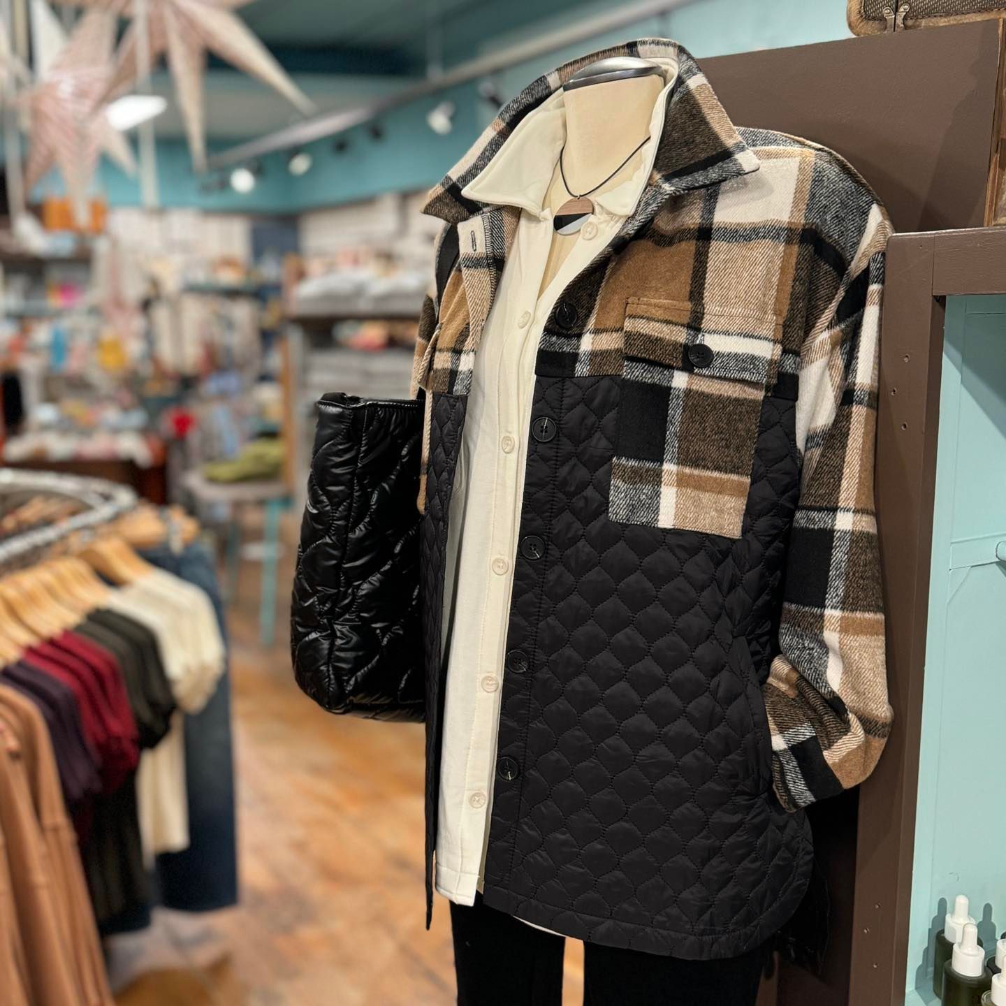 Knit Quilted Shacket