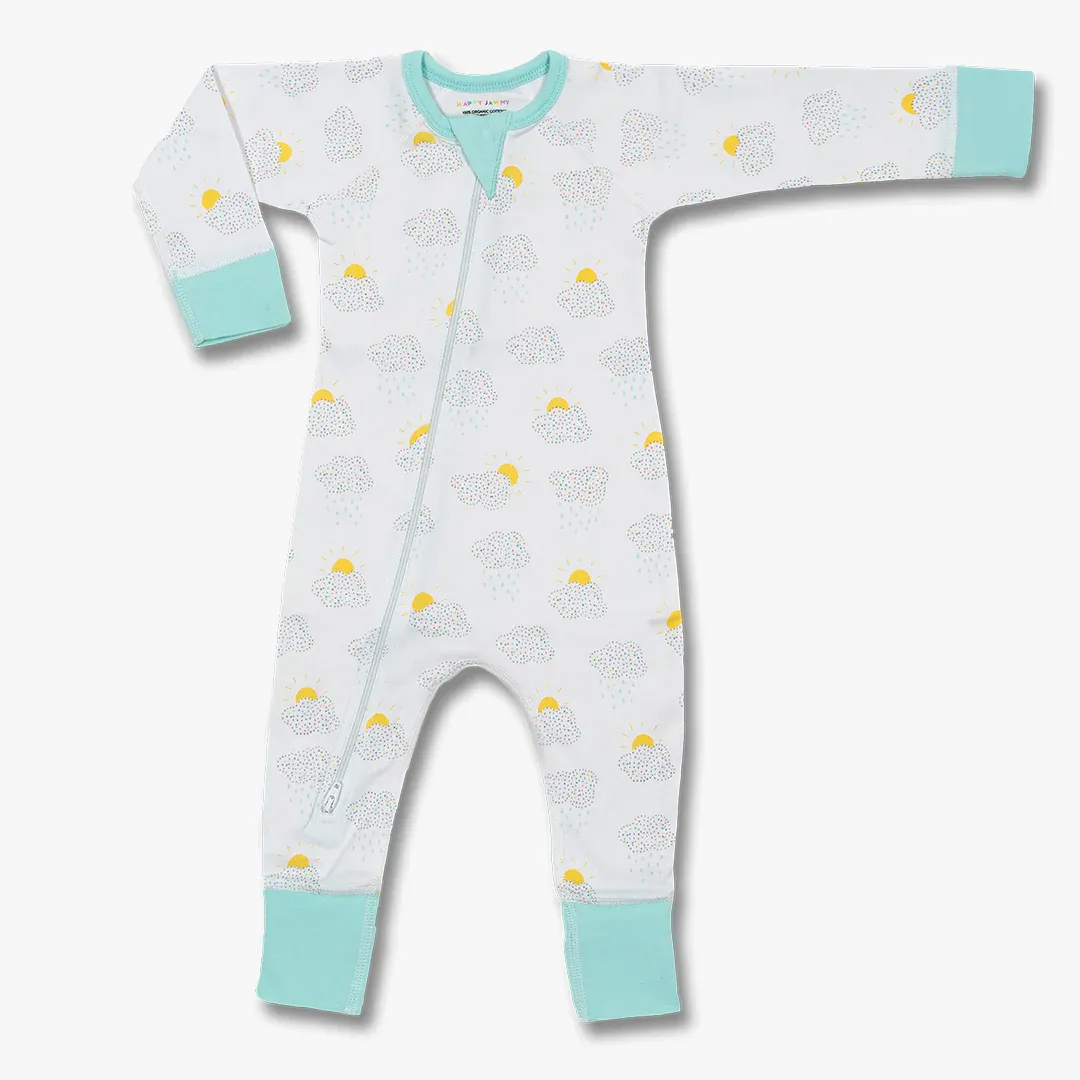 🇨🇦 Clouds Zip Romper