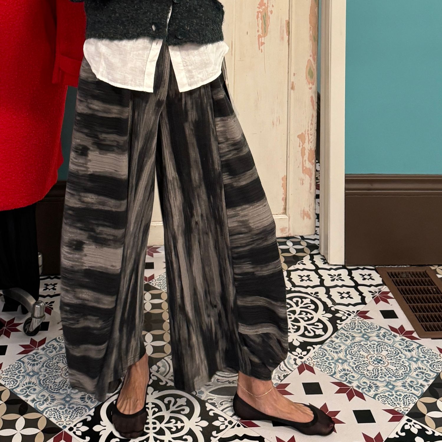 Knit Wide Leg Pant