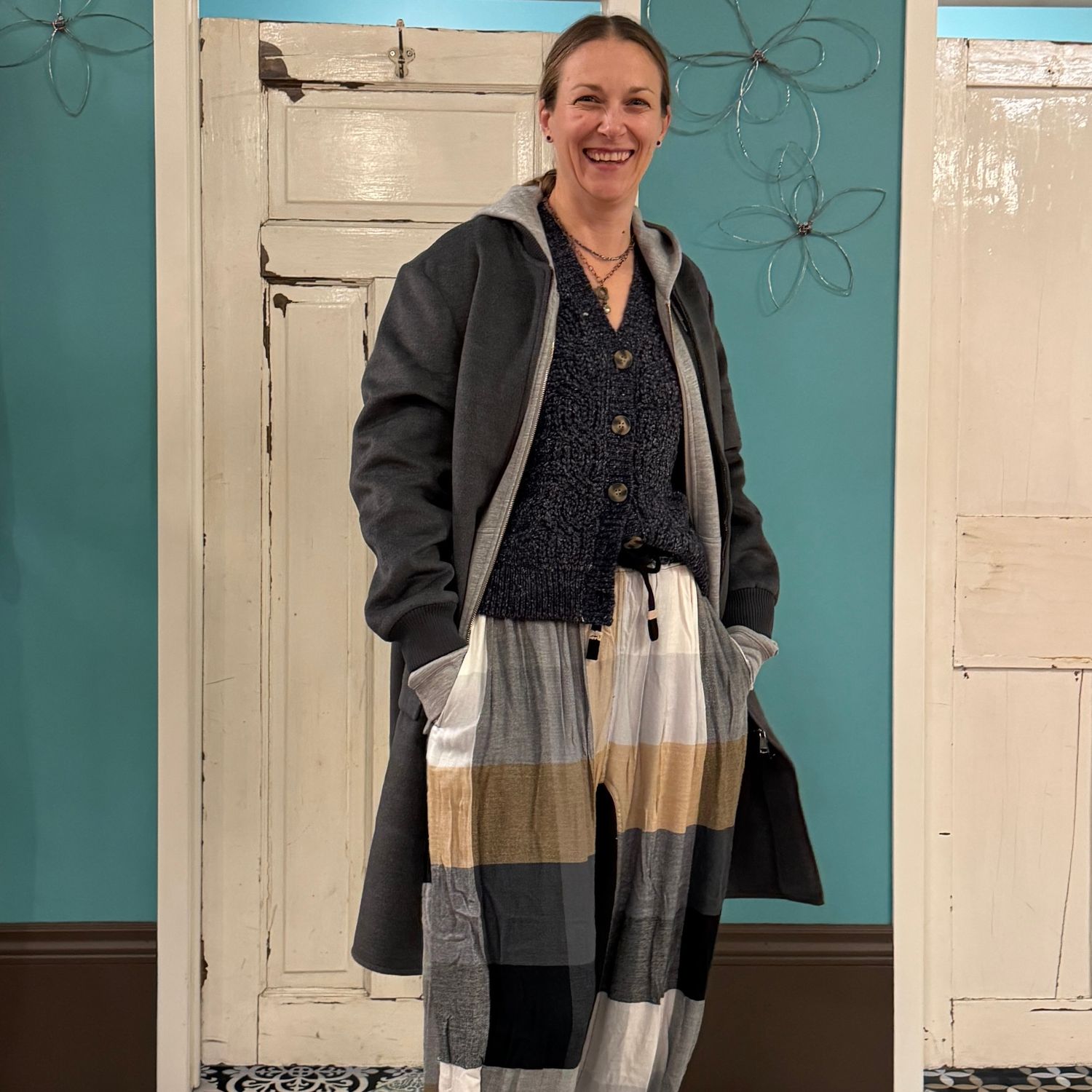 Long Zip Front Jacket - SALE -