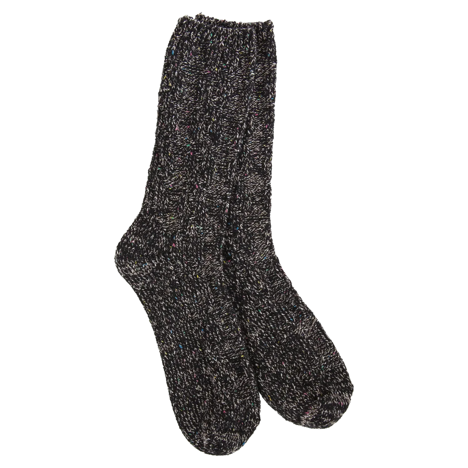 World&#39;s Softest Weekend Ragg Cable Crew Socks (3 colours)