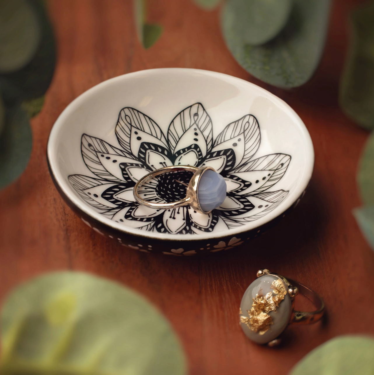 Boho B&amp;W Ring Bowl (3 styles)