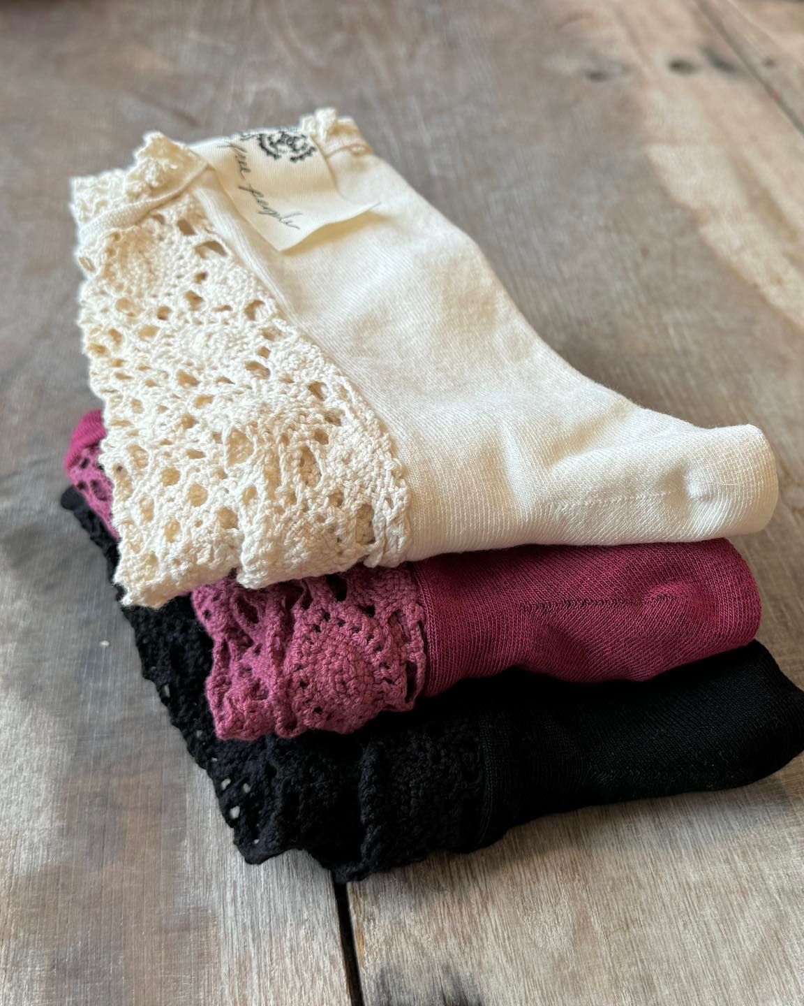 Rubies Crochet Socks (3 colours)
