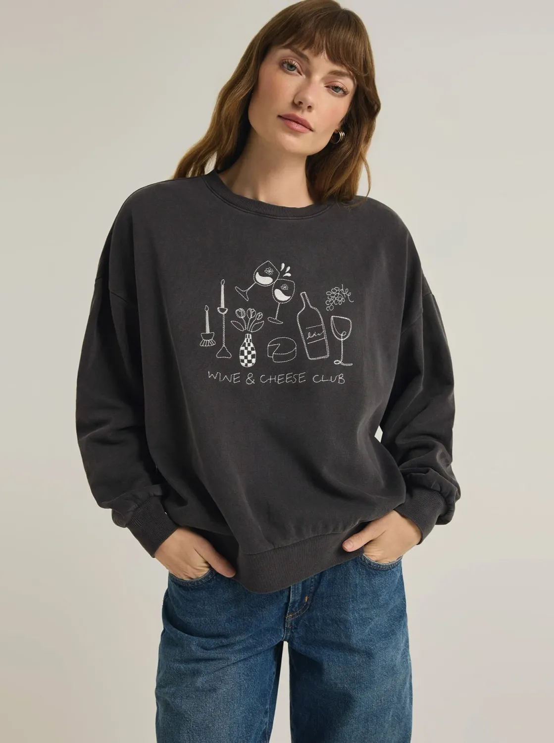 Wine Club Sunday Sweatshirt - SALE -