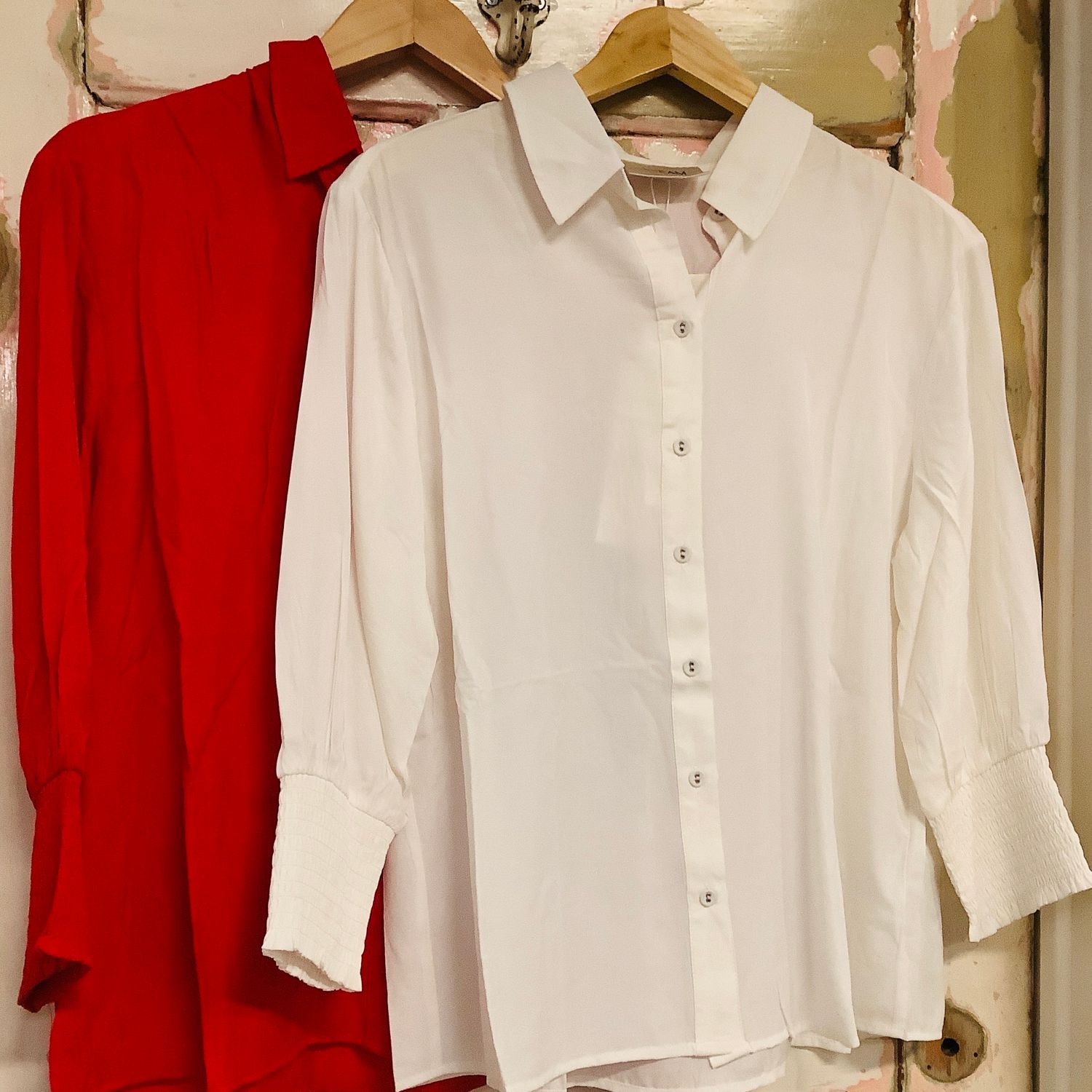 Nola Button Front Blouse (3 colours) - SALE -