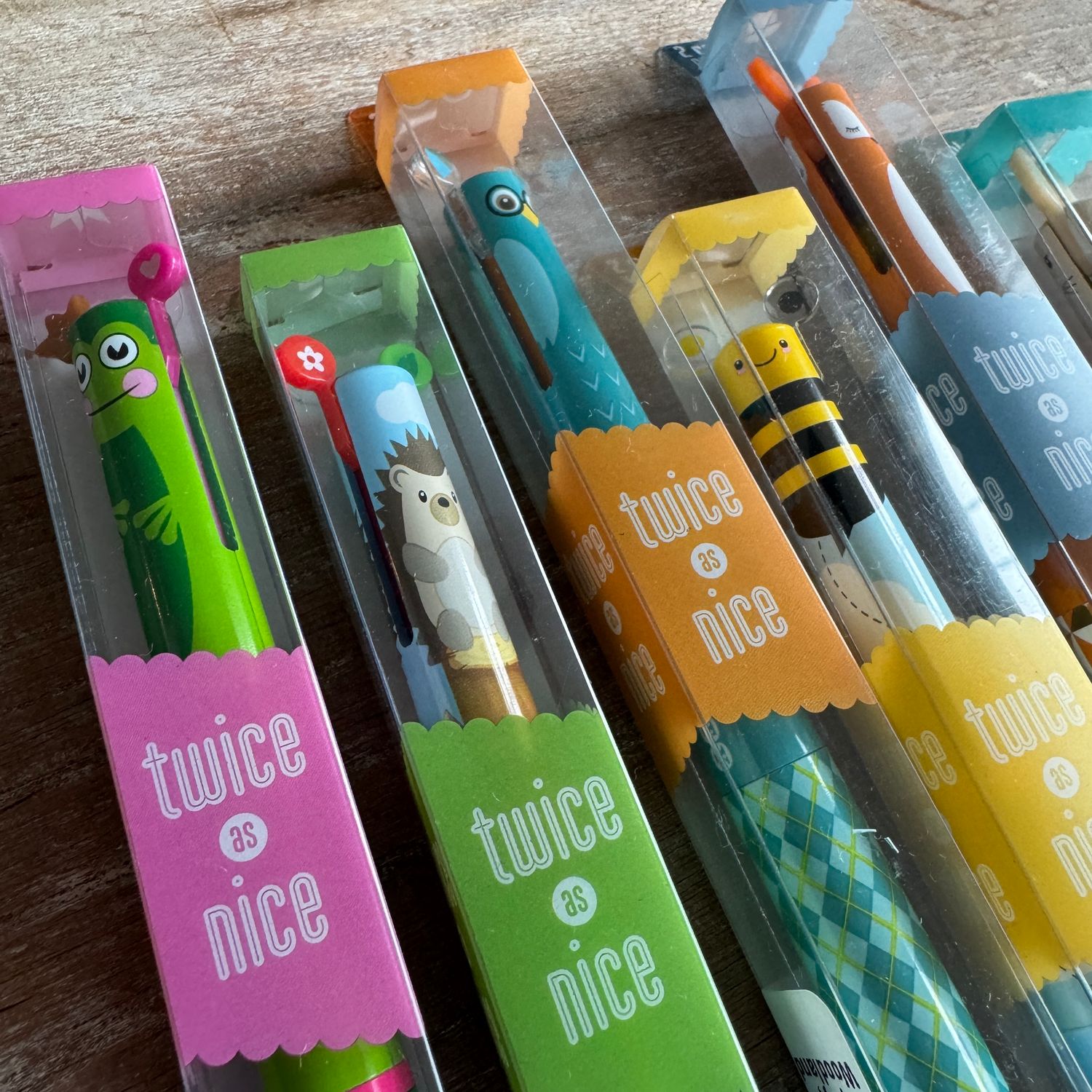 2 Colour Pens - Woodland Animals (6 styles)