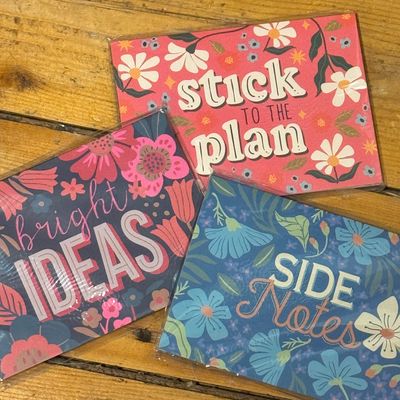 Sticky Note Booklets, 3pc (3 styles)