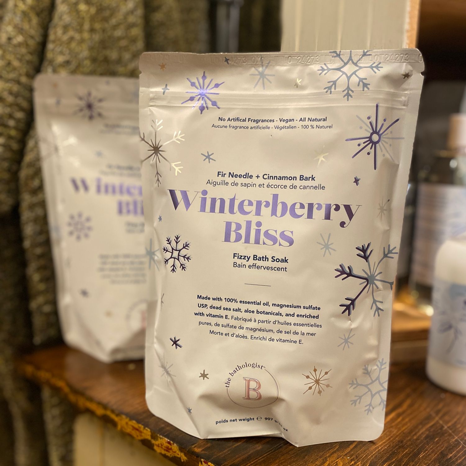 🇨🇦 Winterberry Bliss Fizzy Bath Soak