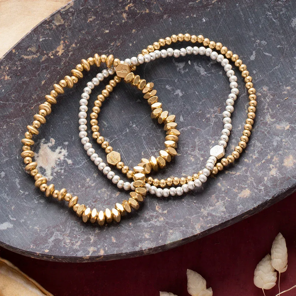 Mini Metal Stacking Bracelet (4 styles)