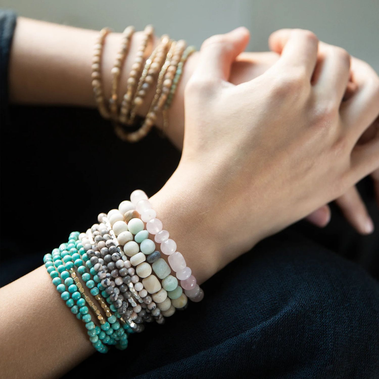 Stone Stacking Bracelet (7 styles)