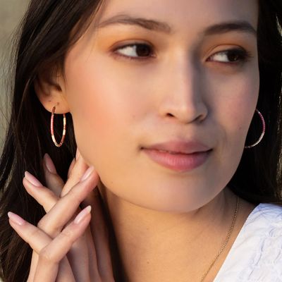 Miyuki Small Hoop Earring (7 colours)