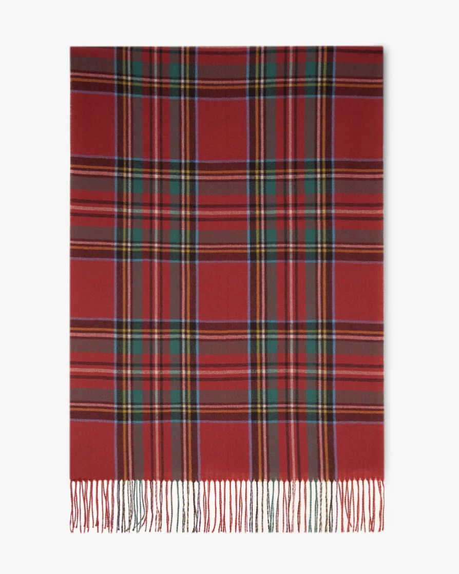 Modern Highland Plaid Fringe Scarf (2 colours)