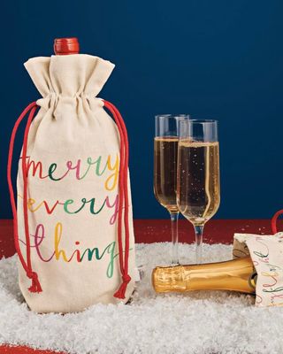 Merry Everything Bottle Bags, Set of 2