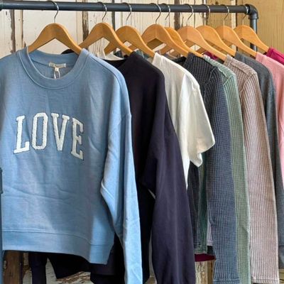 Cuddly Sweatshirts + Comfies