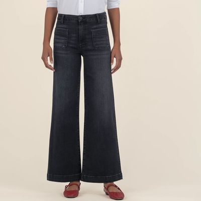 Meg High Rise Wide Leg Jean, Tactful