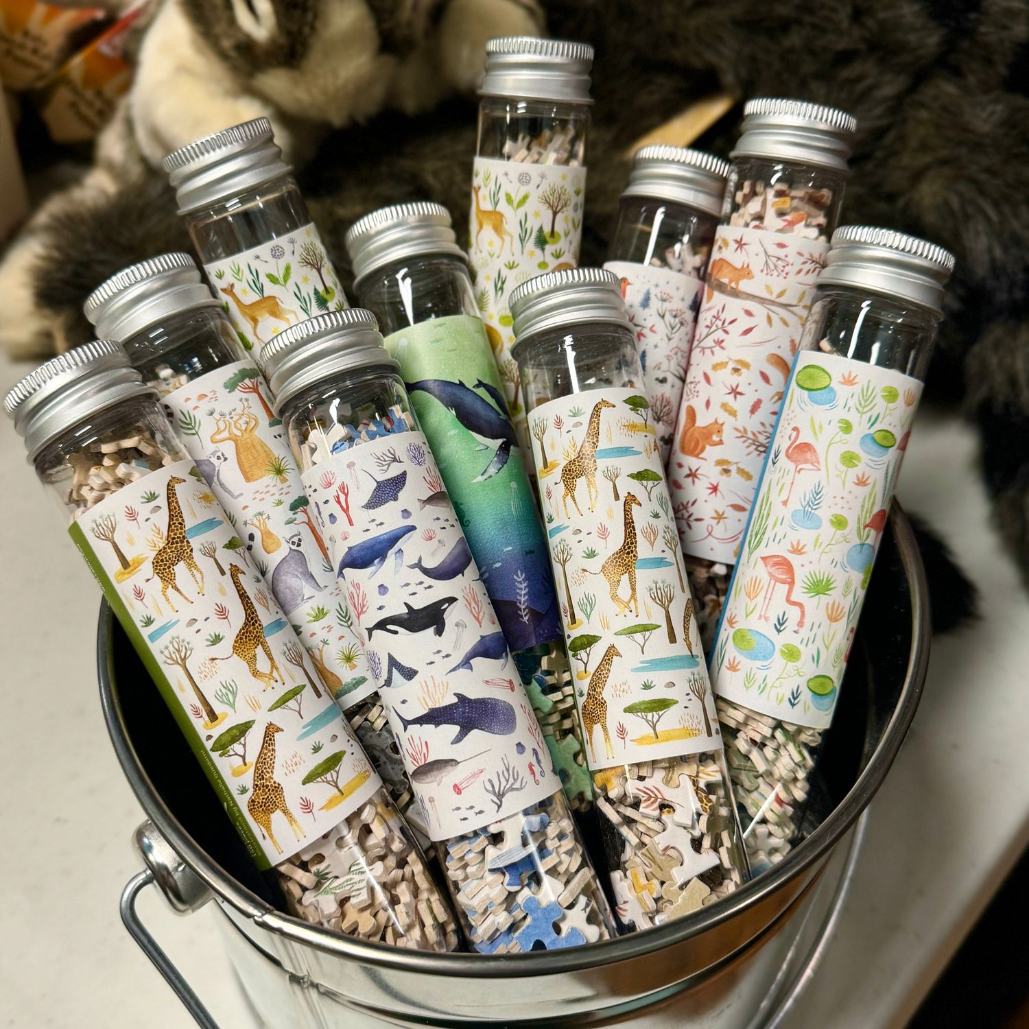 Micro Puzzle, Wildlife Mix (9 styles)