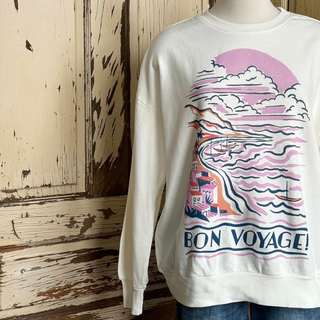 Bon Voyage Sunday Sweatshirt - SALE -