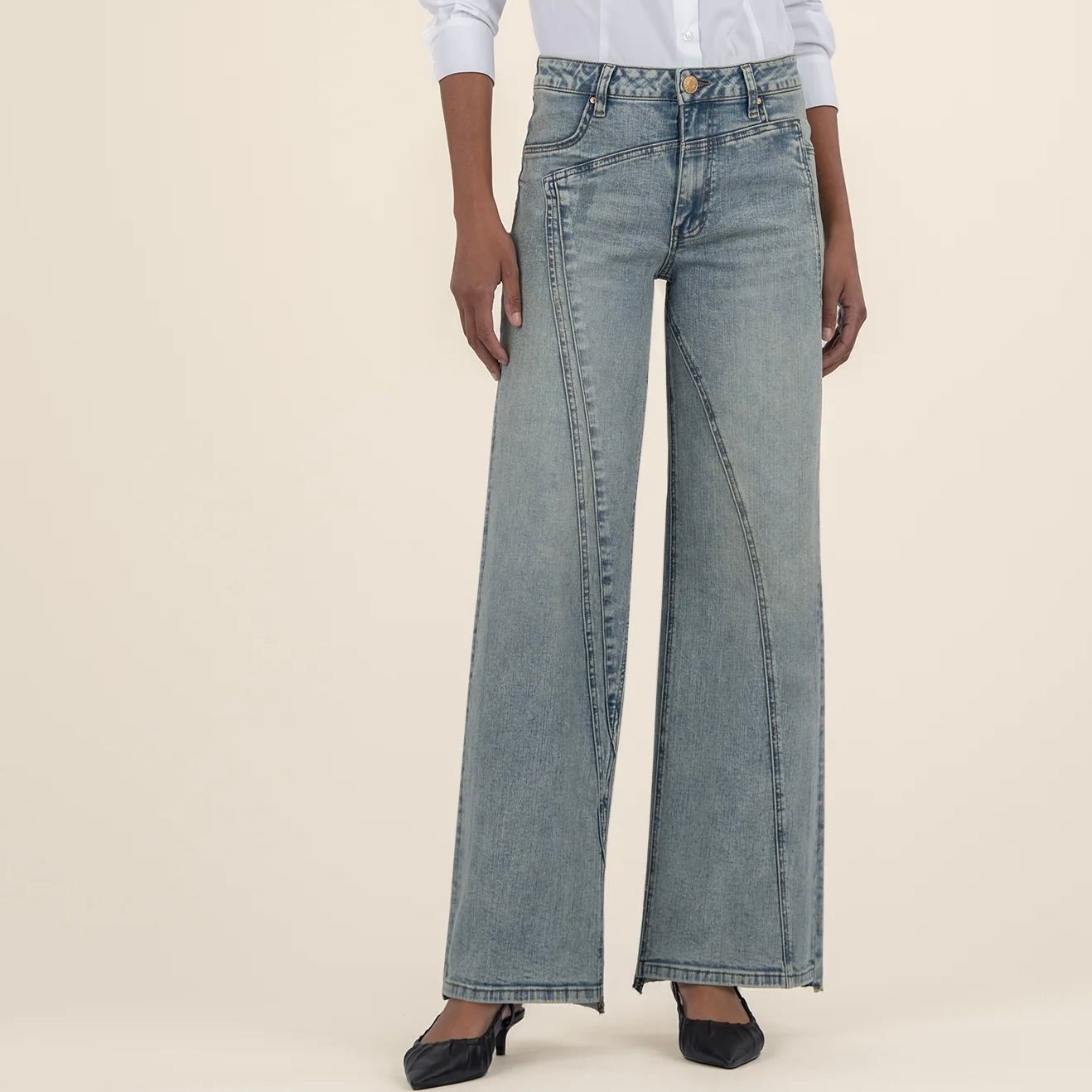 Jean Wide Leg Multy Piece Jean, Generosity - SALE -